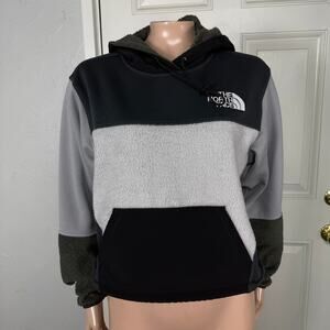 The North Face Women's Novelty Fleece Jacket XS Pullover Hoodie Sweatshirt F3-27